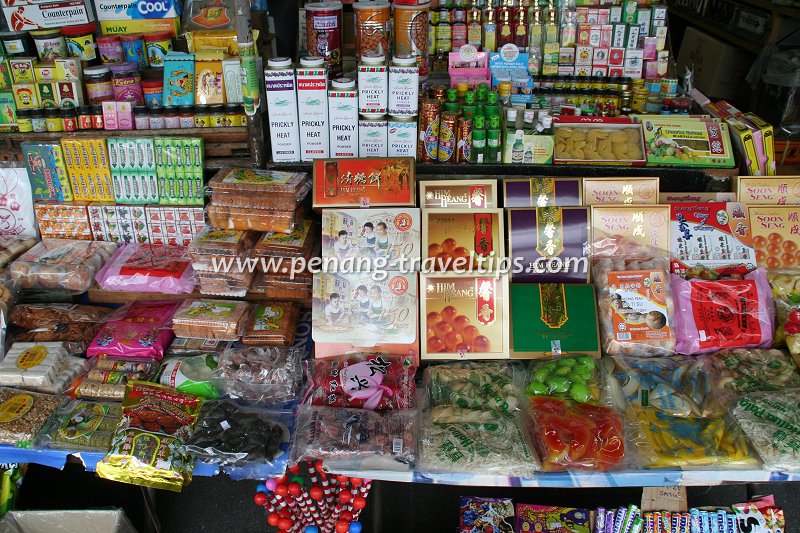Penang local titbits at Chowrasta Market