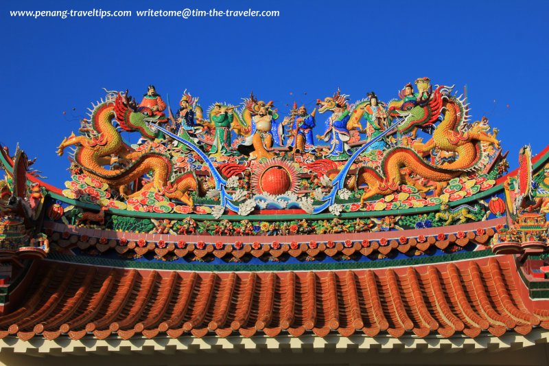 Roof ornamentation, Noordin Street Tow Moo Keong Temple
