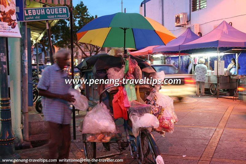 Roti seller in Little India, George Town