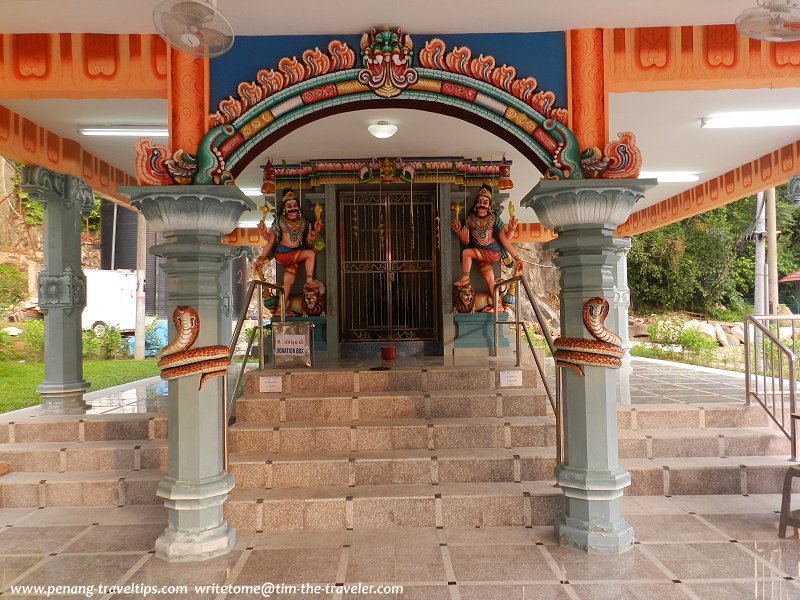 Sanctum sanctorum of the Arulmigu Naga Naathar Temple