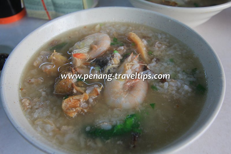 Seafood porridge