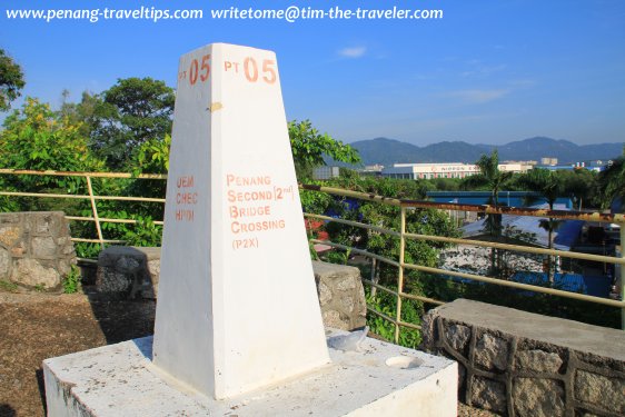 Second Penang Bridge marker