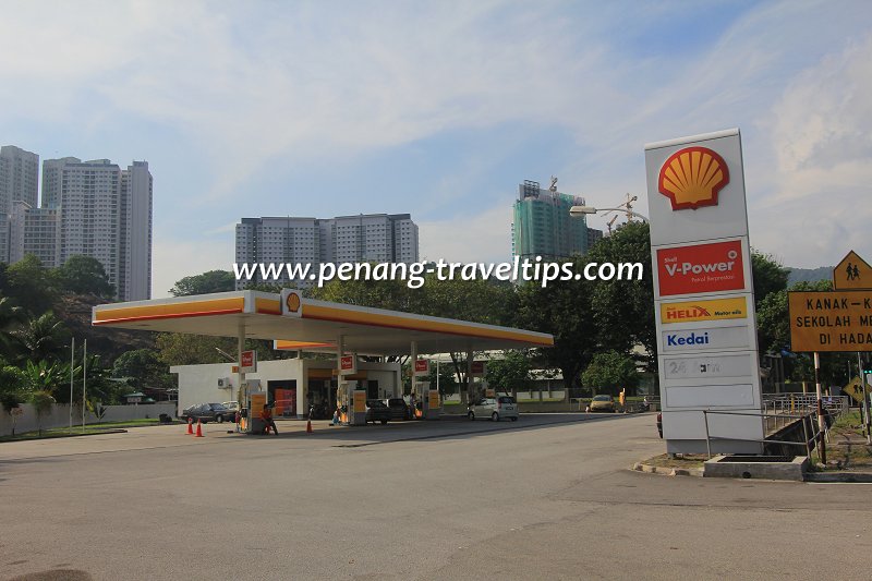 Shell petrol station, Thean Teik Road