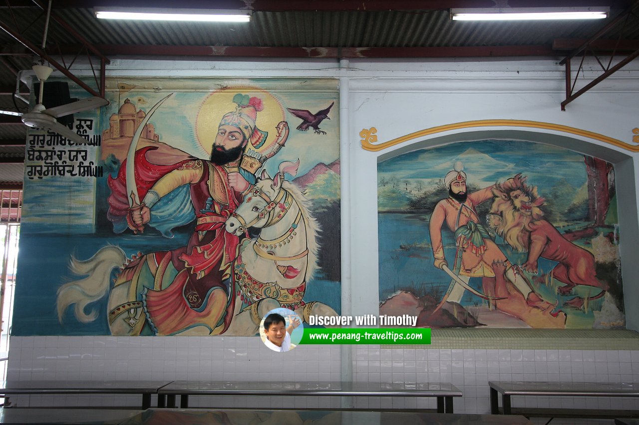 Sikh Gurdwara murals