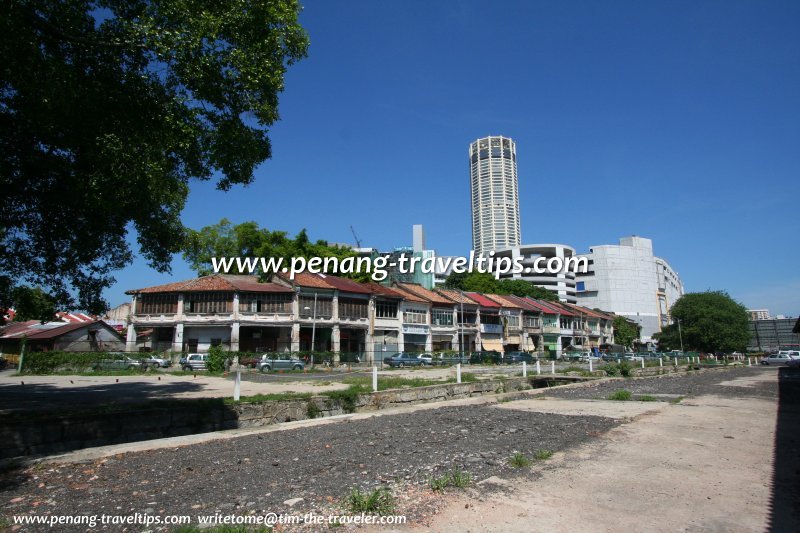 Site of former Sia Boey Market, now standing empty and idle