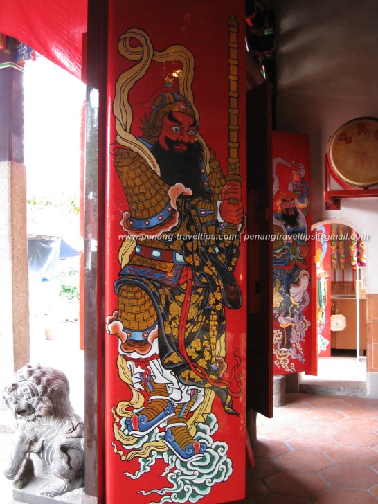 Snake Temple Door God