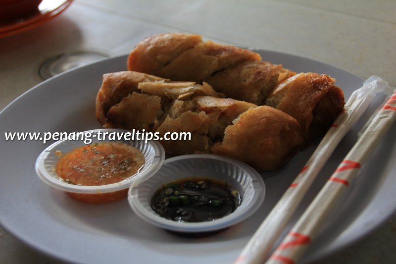 The springroll at Sea Pearl Lagoon Cafe