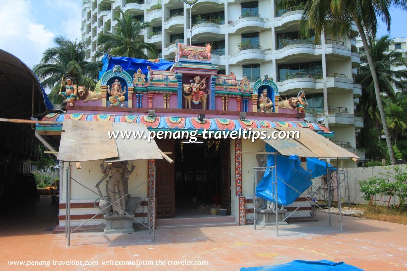 Sri Singamuga Kaliamman Temple under renovation
