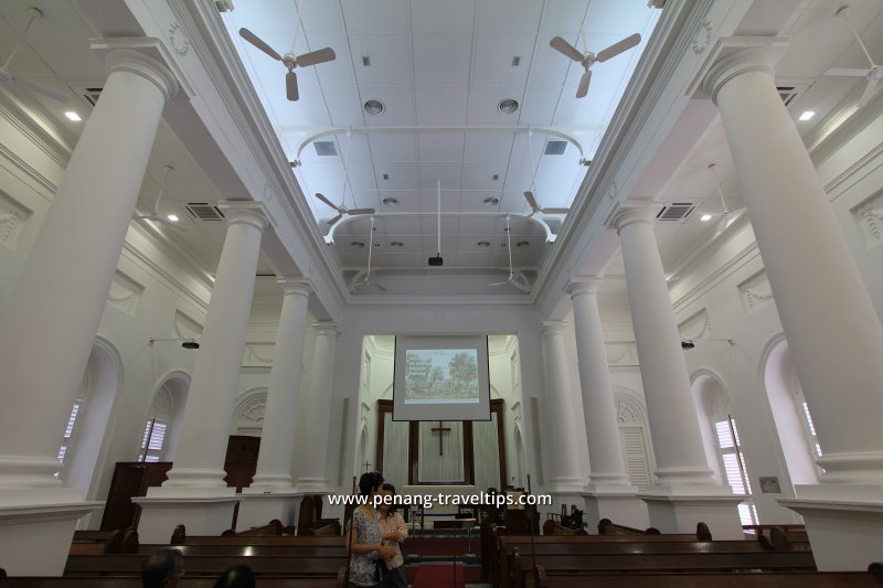 Interior of St George's Church, after the 2011 restoration