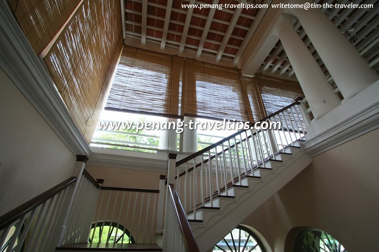 The staircase at Suffolk House