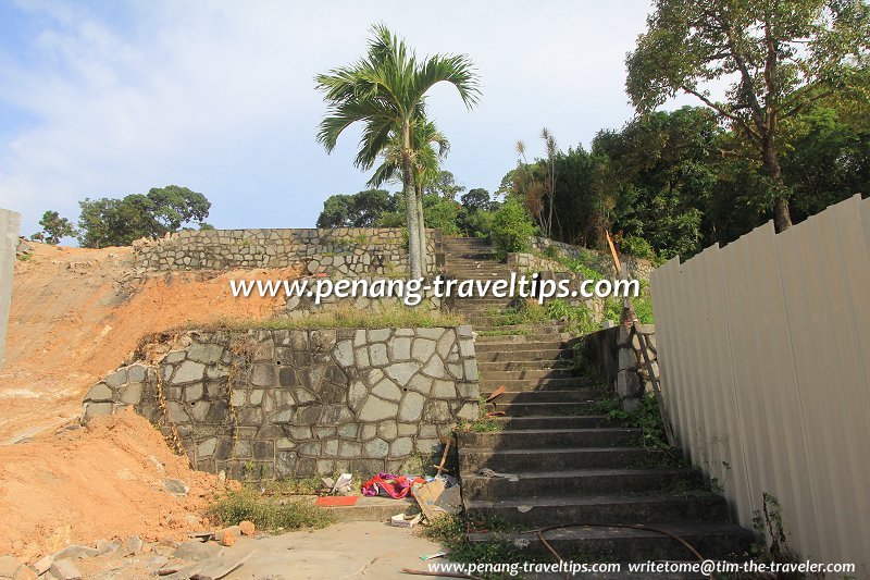 The steps that led up to the Chor Soo Kong Temple