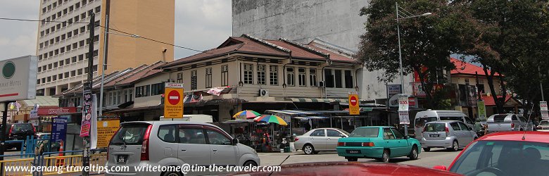 A street in George Town, Penang