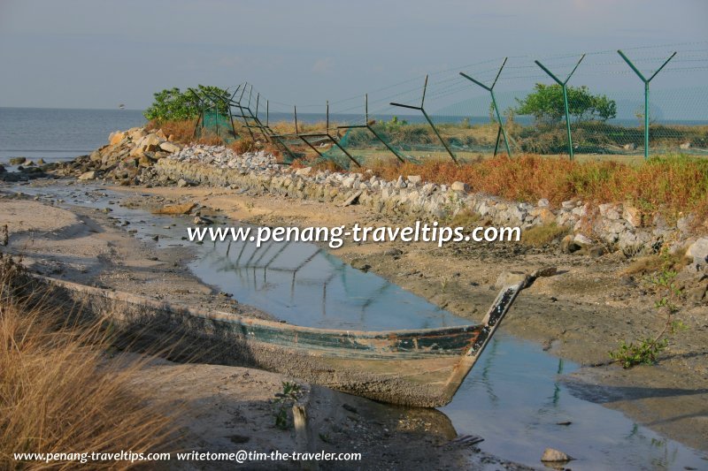 Mouth of Sungai Bayan Lepas at Permatang Damar Laut