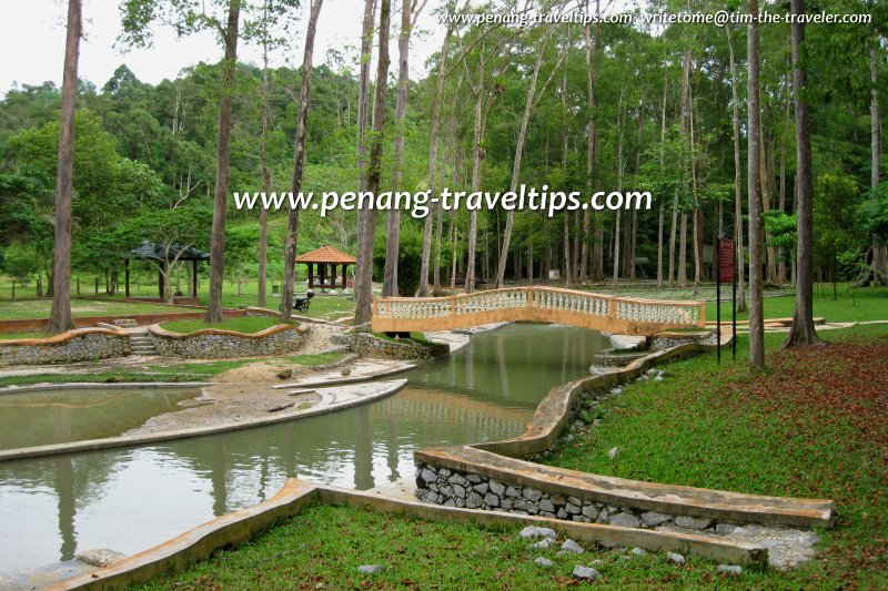 Sungai Buaya flowing through Bukit Panchor State Park