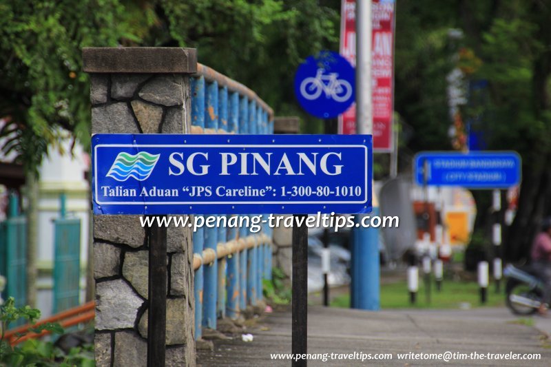 Sungai Pinang signboard