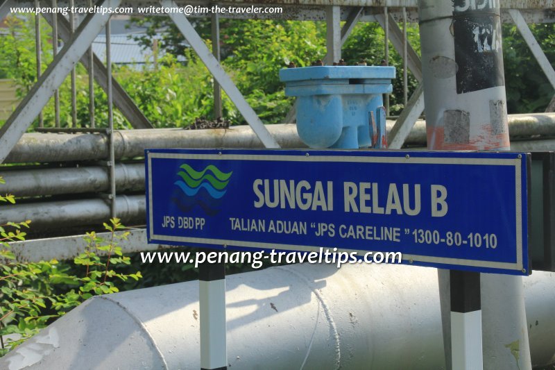 Sungai Relau B, where it passes Jalan Dato Ismail Hashim