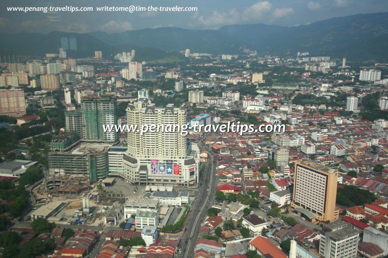 View from Komtar Tower