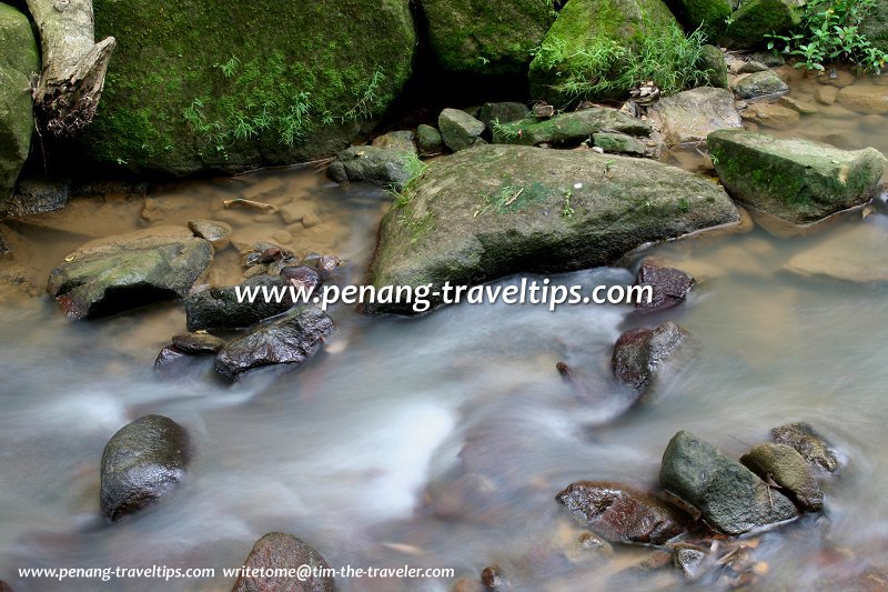 Water in motion, Bayan Lepas Waterfall